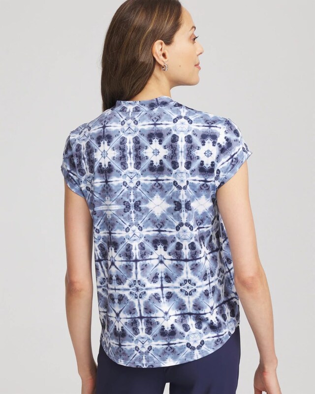 Zenergy UPF Printed Polo Top - image 3